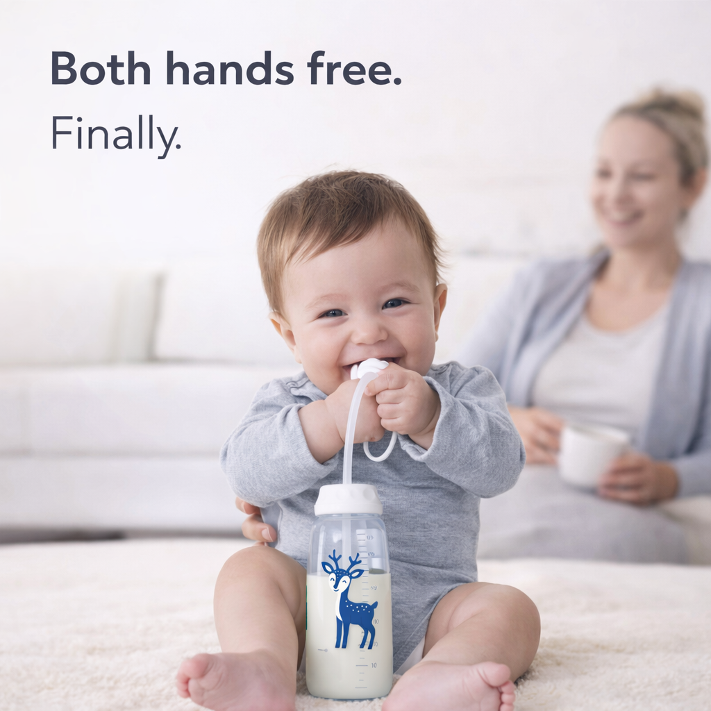 Hands-Free Baby Bottle