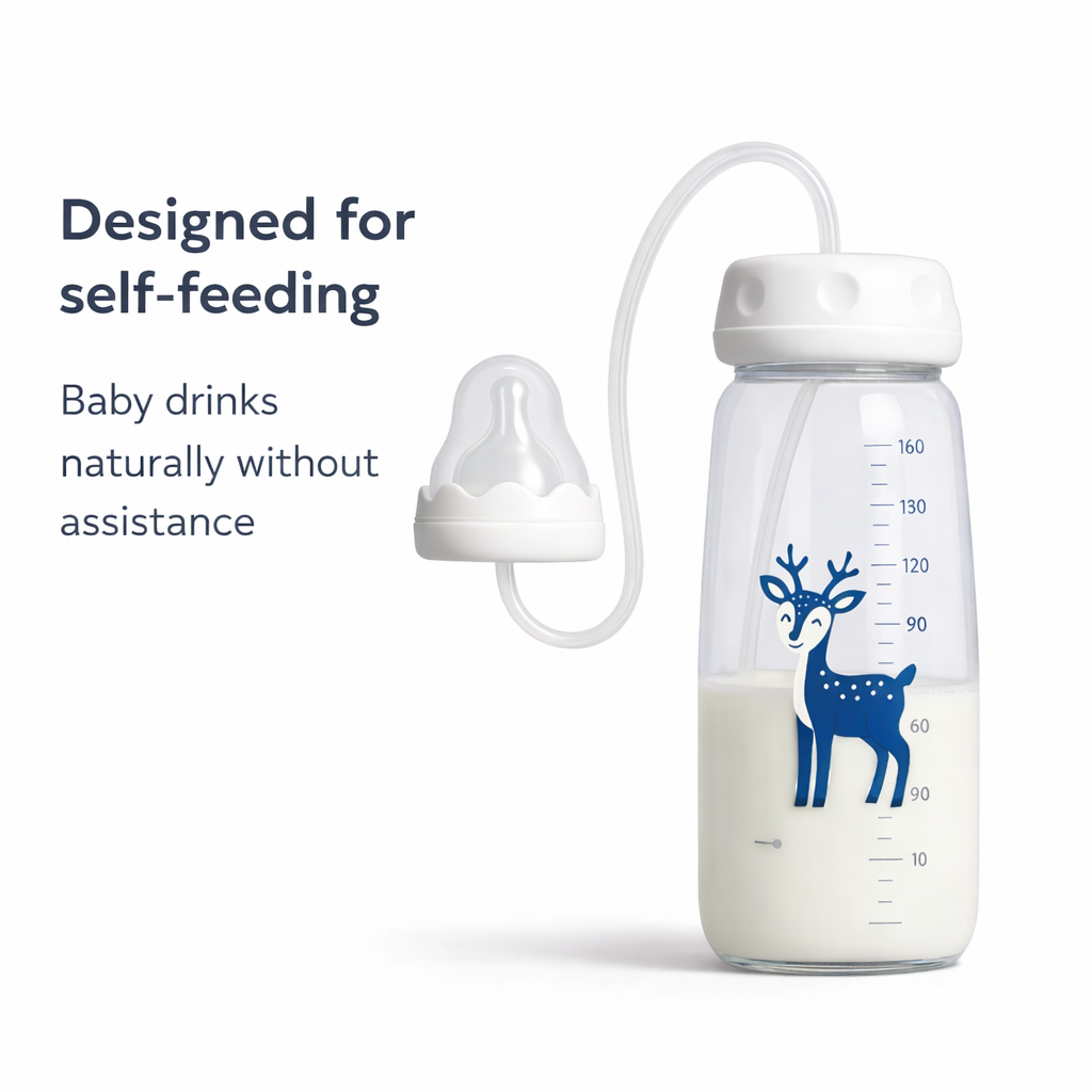 Hands-Free Baby Bottle