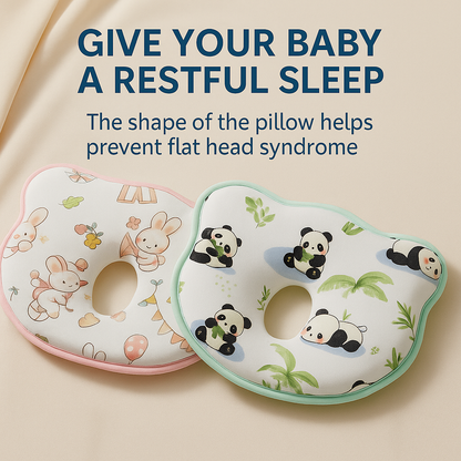 Anti flat baby pillow