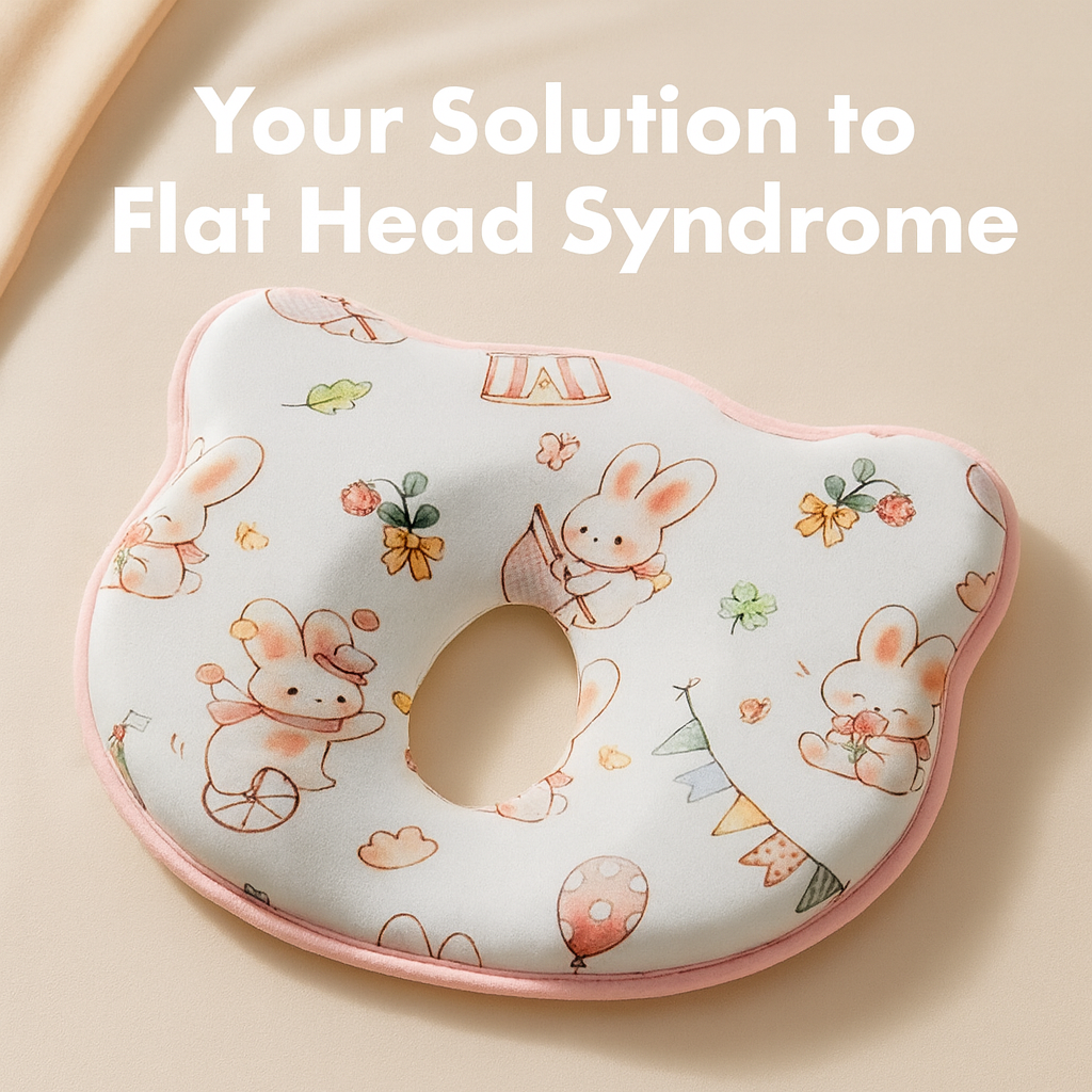 Anti flat baby pillow